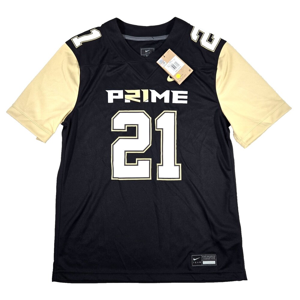 Nike Coach Prime #21 Deion Sanders Black Jersey Colorado Men’s Medium NWT New